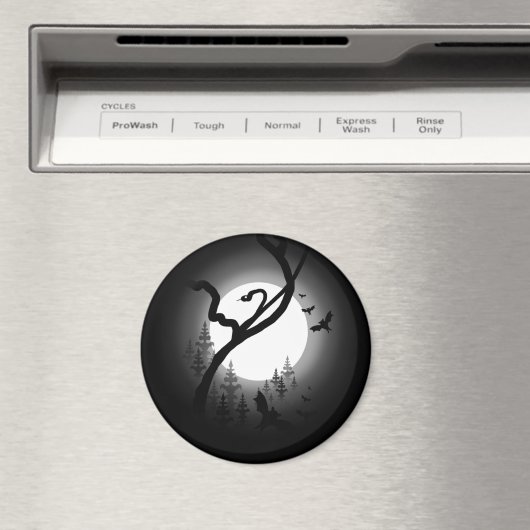 Kantelend nachtbos magneet (Insitu (Vaatwasser))