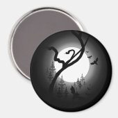 Kantelend nachtbos magneet (Voorkant / Achterkant)