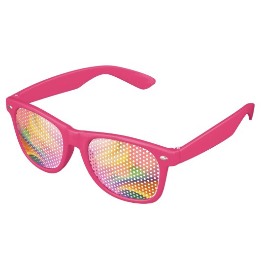 Kantelende noordelijke lichten (Aurora Borealis) Retro Zonnebril (Gekanteld)