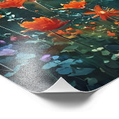 Kantelende route foto afdruk (Hoek)