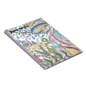 Kantelende tuin met Magische paddenstoelen Notitieboek (Rechterzijde)