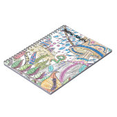 Kantelende tuin met Magische paddenstoelen Notitieboek (Linkerzijde)