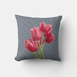 Kantelende Tulpen Kussen