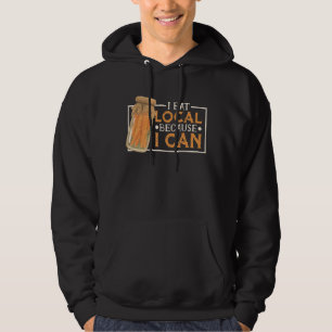 Kanteling van hakjes die ik lokaal eet omdat ik ka hoodie