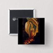 kantelknoppen guadalupe vierkante button 5,1 cm (Voorkant /achterkant)