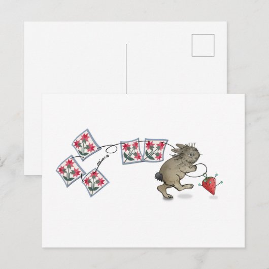 Kantelkonijn Briefkaart (Voorkant / Achterkant)