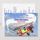 kantelstang voor vliegtuigvleugels kaart (Voorkant / Achterkant)