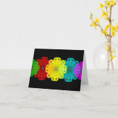 Kanten Bloemen met van Parels het Begroeten en van Kaart (Gele Bloem)