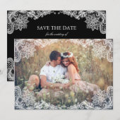 KANTEN FOTO SAVE THE DATE AANKONDIGING UIT DE JARE (Voorkant / Achterkant)