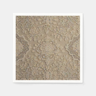 kanten print papieren servet