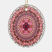 Kanten Valentijnsdag Ornament (Links)