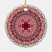 Kanten Valentijnsdag Ornament (Achterkant)