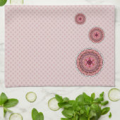Kanten valentijnshanddoek theedoek (Gevouwen)