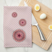 Kanten valentijnshanddoek theedoek (Quarter Fold)