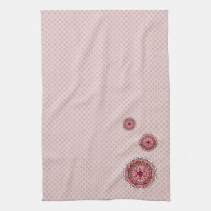 Kanten valentijnshanddoek theedoek
