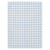 kanten vogelpatroon in blauw en wit tafelkleed (Voorkant)