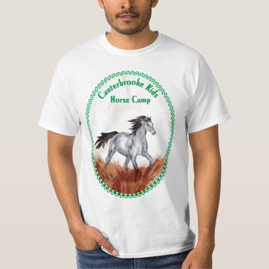 Kanterbrooke Kinder paardenkap T-shirt (Voorkant)