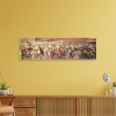 Kanterbury Pilgrims van Chaucer Canvas Afdruk (Insitu (Woonkamer))