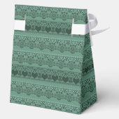 kantgroen openwerk voor decoratie bedankdoosjes (Achterkant)