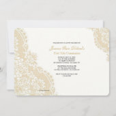 Kanthoeken Horizontale fotouitnodiging Kaart (Achterkant)