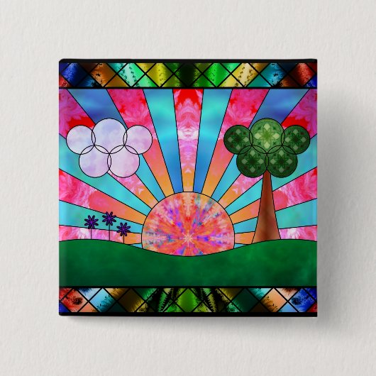 Kanticel van de Button van de zon (Voorkant)