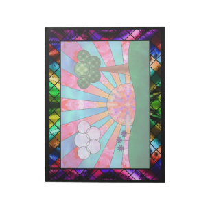 Kanticel van de Sun-blocnote Notitieblok