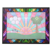 Kanticel van de Sun-blocnote Notitieblok (Voorkant)