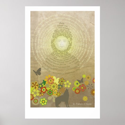 Kanticel van de zon: groot Poster (Voorkant)