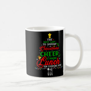 Kantine Dame Kerstmis Xmas School Kantine Lunch L Koffiemok