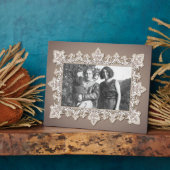  kantkunst plaque fotoplaat (Zijkant)