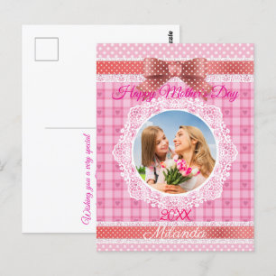 Kantlint Gelukkige Moederdag Briefkaart