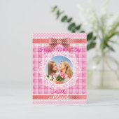 Kantlint Happy Moederdag Briefkaart (Staand voorkant)