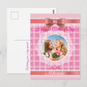 Kantlint Happy Moederdag Briefkaart (Voorkant / Achterkant)