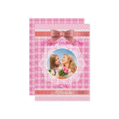 Kantlint Happy Moederdag Kaart (Voorkant / Achterkant in situ)