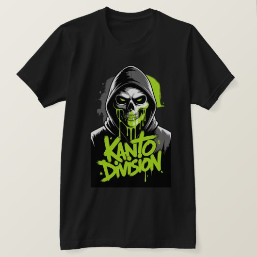 Kanto Division Schedel Grafisch  T-shirt (Design voorkant)