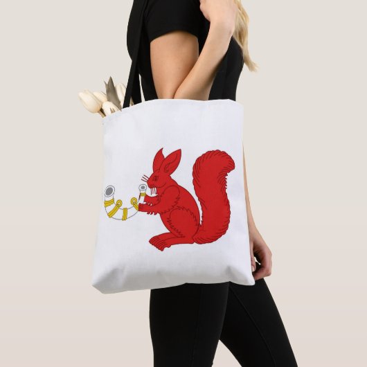 Kanton Akornebir Populace Badge Tote Bag (Dichtbij)