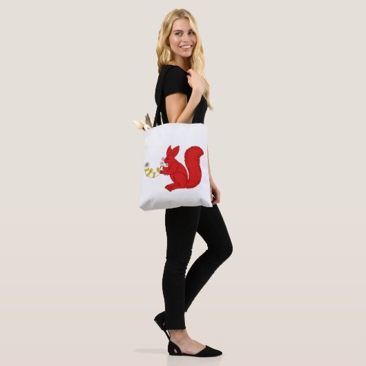 Kanton Akornebir Populace Badge Tote Bag (Op model)