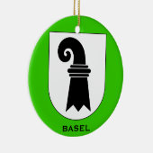 Kanton Basel* Kerstornament Keramisch Ornament (Rechts)