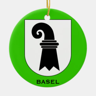 Kanton Basel* Kerstornament Keramisch Ornament