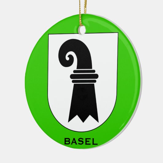 Kanton Basel* Kerstornament Keramisch Ornament (Links)