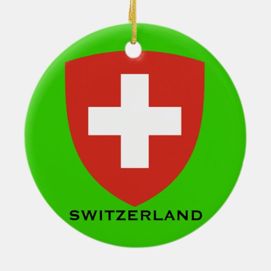 Kanton Basel* Kerstornament Keramisch Ornament (Achterkant)