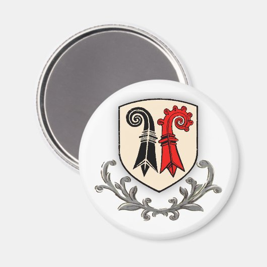 Kanton Bazel Magneet (Voorkant / Achterkant)
