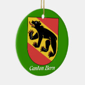 Kanton Bern* Zwitserland kerstversient Keramisch Ornament (Rechts)