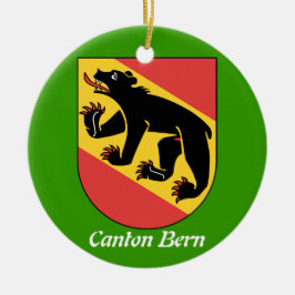 Kanton Bern* Zwitserland kerstversient Keramisch Ornament