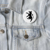 Kanton Cluain Populace Badge Ronde Button 5,7 Cm (In situ)
