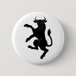 Kanton Cluain Populace Badge Ronde Button 5,7 Cm