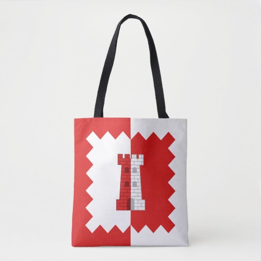 Kanton Cydllan Downs Populace Badge Canvas tas (Voorkant)