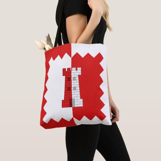 Kanton Cydllan Downs Populace Badge Canvas tas (Dichtbij)