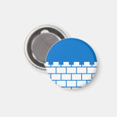 Kanton Grey Gargoyles Populace Badge Magneet (Voorkant / Achterkant)