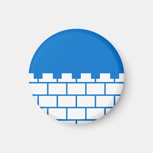 Kanton Grey Gargoyles Populace Badge Magneet (Voorkant)